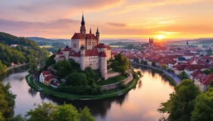 Český Krumlov: Encante-se com a Arquitetura e a Cultura da Cidade Medieval Tcheca em sua Viagem de Trem