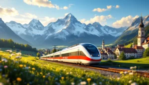 Roteiro de Trem pela Áustria Descubra a História e a Beleza das Cidades Medievais e dos Alpes Austríacos